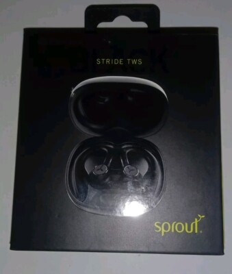 SPROUT STRIDE TWS (Black) Elite Series Earbud Headphones Ear Buds Earphones