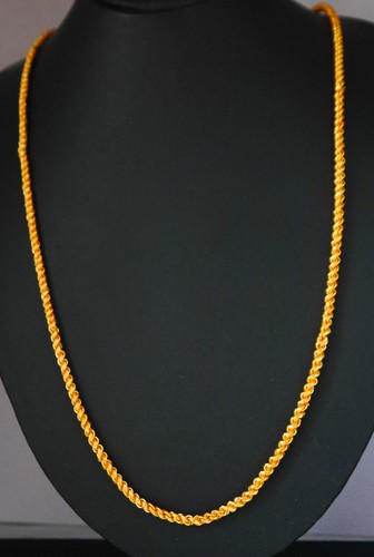 18k Indian gold plated chain elegant 