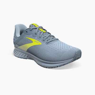 NIB MENS BROOKS 110378 076 ANTHEM 5 RUNNING CUSHION NEUTRAL GREY/NIGHTLIFE SHOES