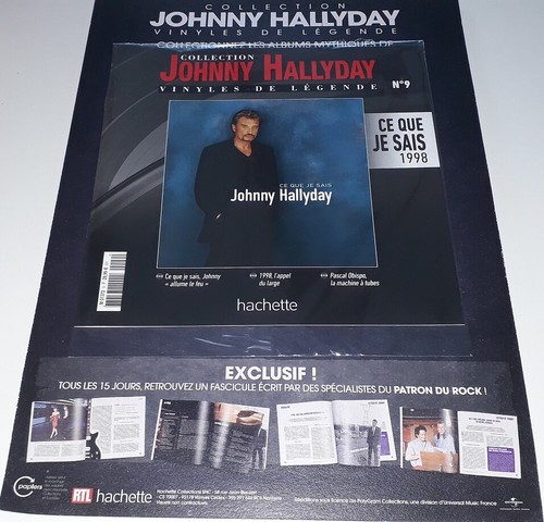 NEUF SCELLE AVEC FASICULE JOHNNY HALLYDAY 33 TOURS DOUBLE CE QUE JE SAIS DE 2020 - Afbeelding 2 van 2