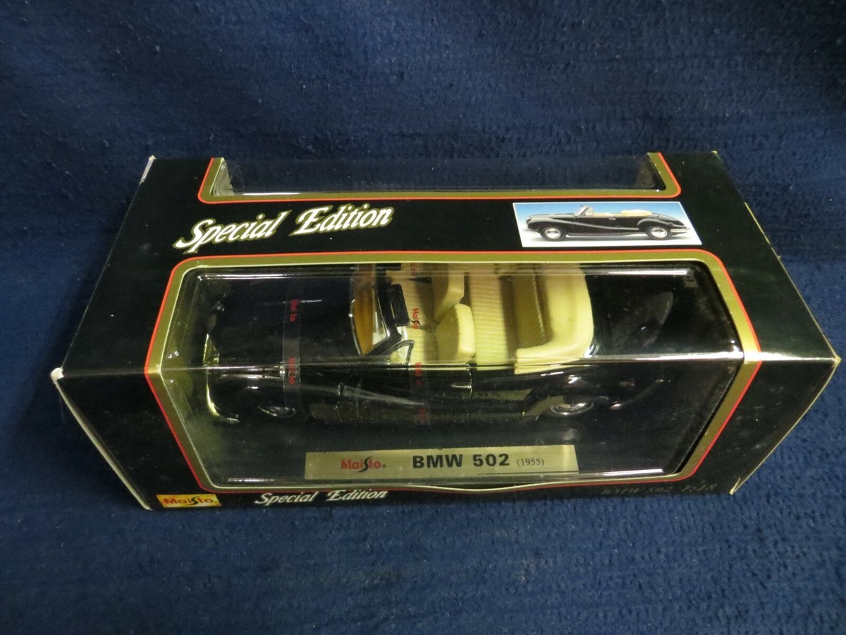 MAISTO SPECIAL EDITION 1:18 SCALE 1955 BMW 502 BLACK - NIB | eBay