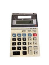 Vintage Sharp Calculator EL-335S ELSI MATE N8 Solar Works Great Tilt Stand
