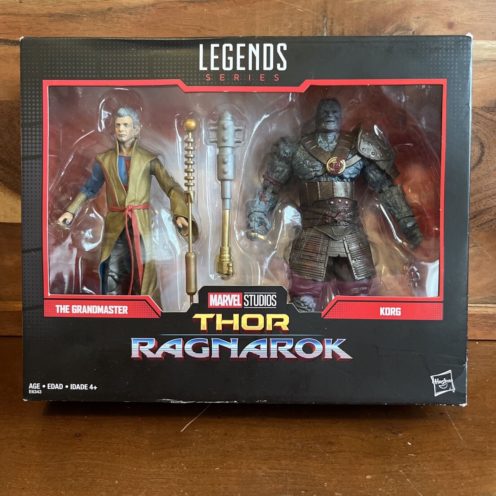 Marvel Legends 80Th Anniversary (Thor Ragnarok) Grandmaster e Korg