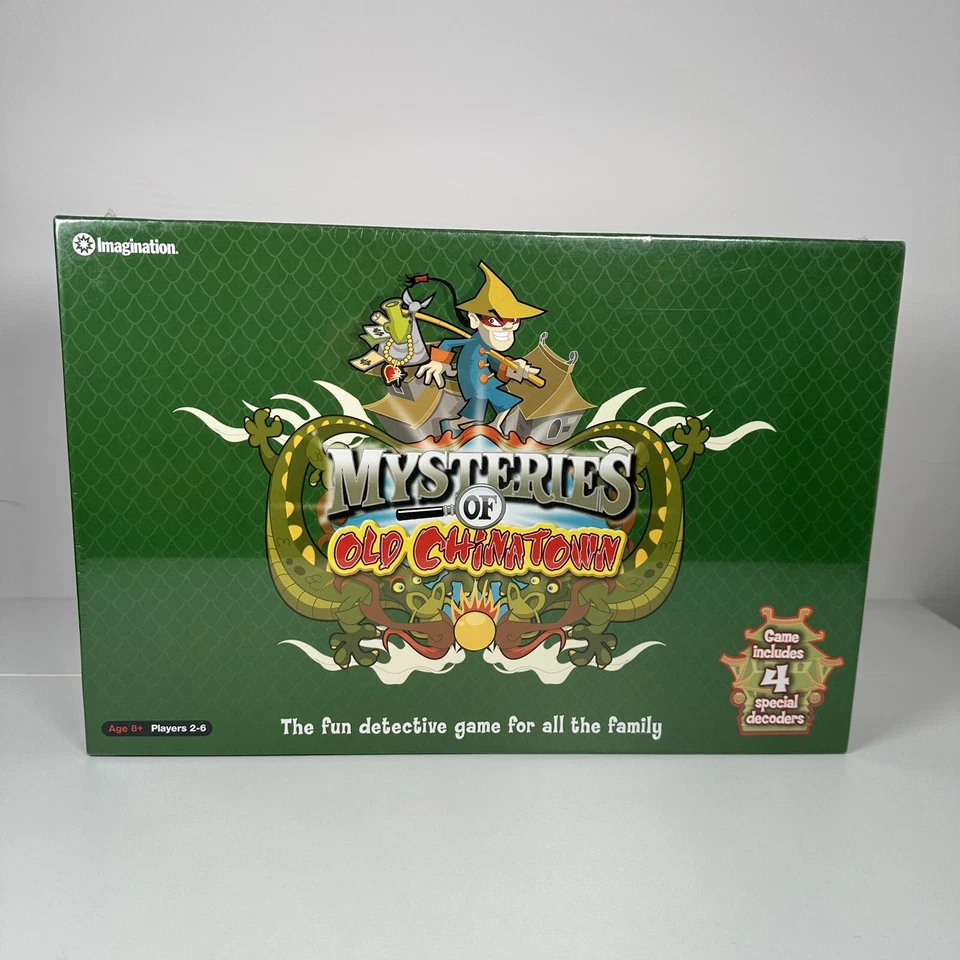Mysteries Of Old Chinatown Board Game (2010) Imagination - BRAND NEW & SEALED - Image 2 of 4