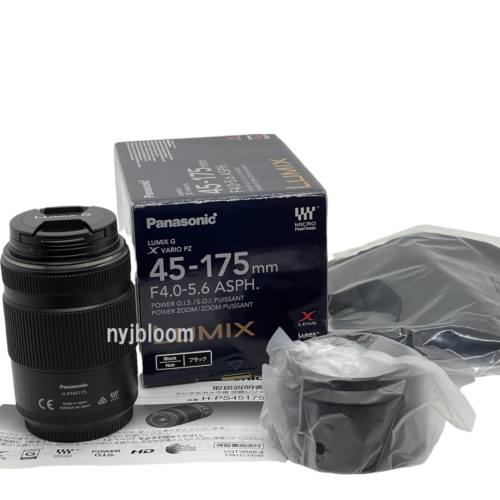 New Panasonic Lumix G X Vario PZ 45-175mm f/4.0-5.6 ASPH. Lens (Black) - 第 1/12 張圖片