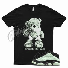 Black SMILE T Shirt for Air J1 13 Low Singles Day Barely Green 1