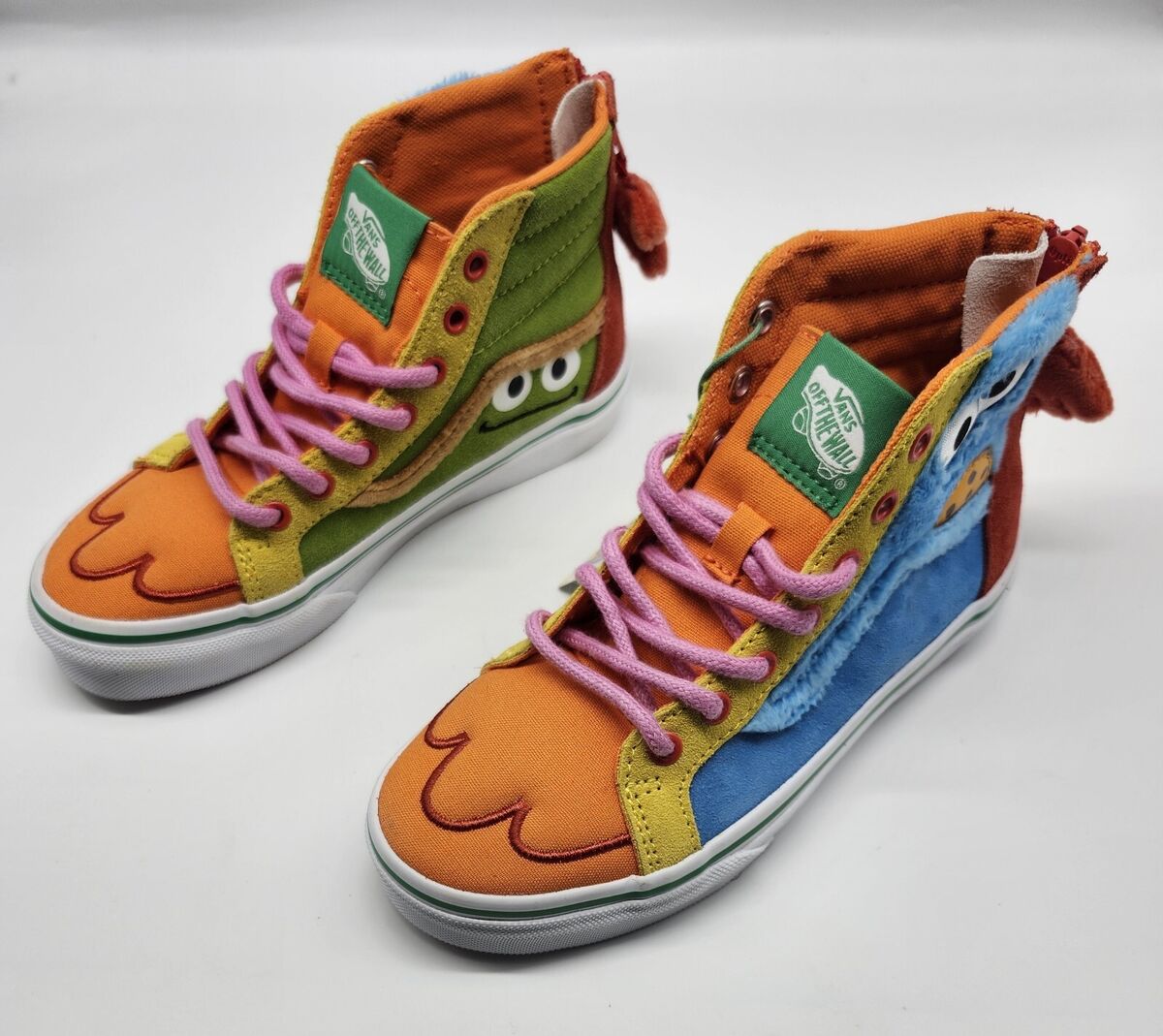 Vans x Sesame Street Sk8-Hi Zip 'Cookie Monster' Sneakers | eBay Vans x Sesame Street Sk8-Hi Zip 'Cookie Monster' Sneakers | eBay