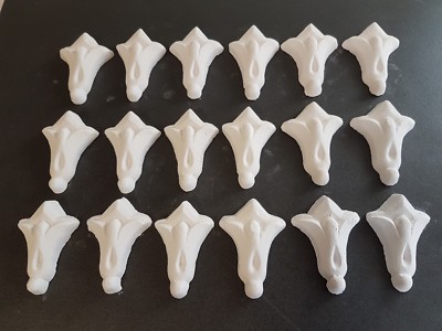 Dekorative Gipsstücke, 9 Stück. Wohndeko, Deckendesign, Kunstdesign