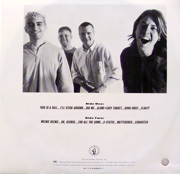 US ORG Foo Fighters / Foo Fighters 1995 LP Roswell Records