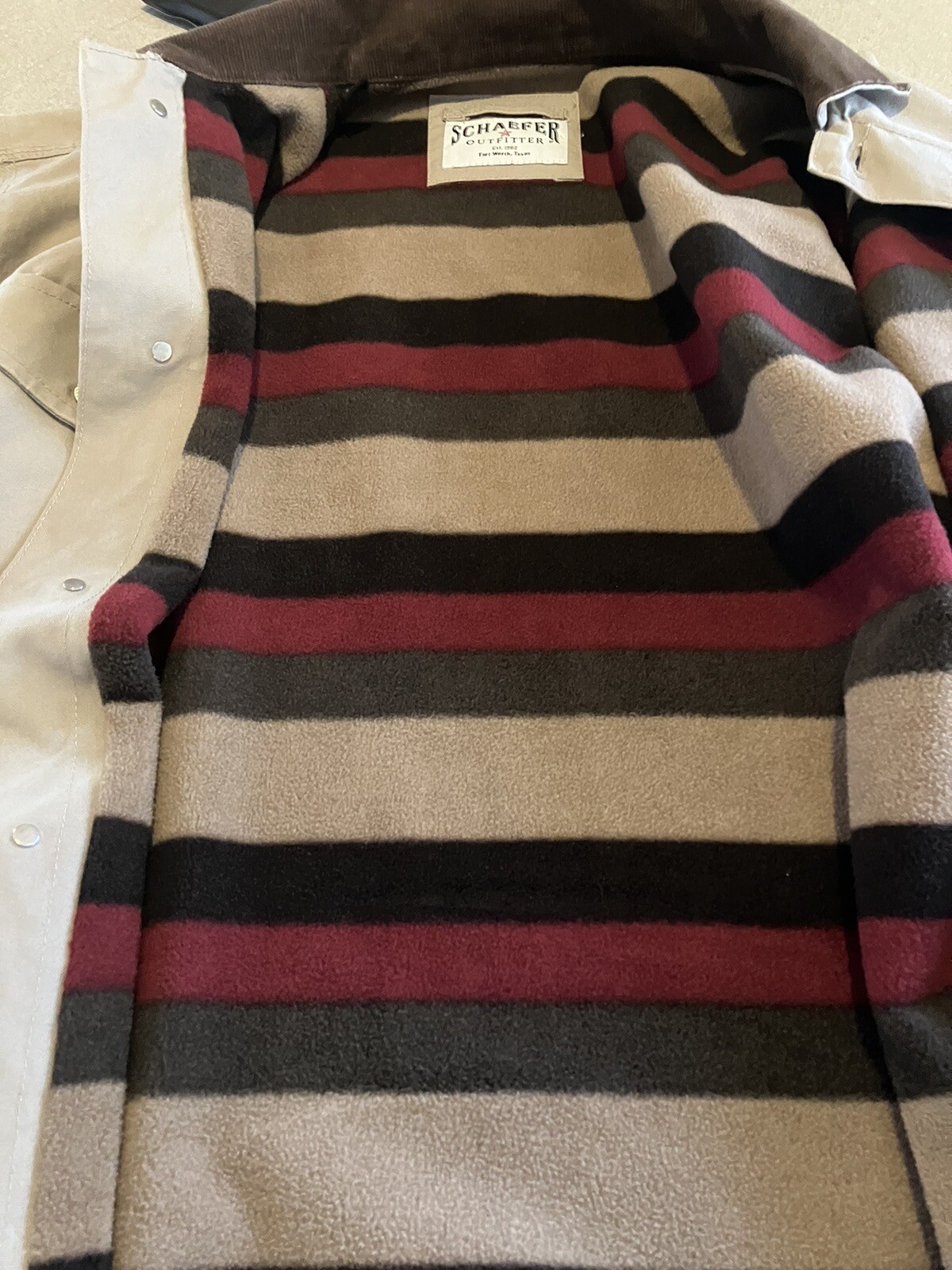 Schaefer outfitter Vintage Blanket Lined Brush Jacket. New 2xl. 185.00