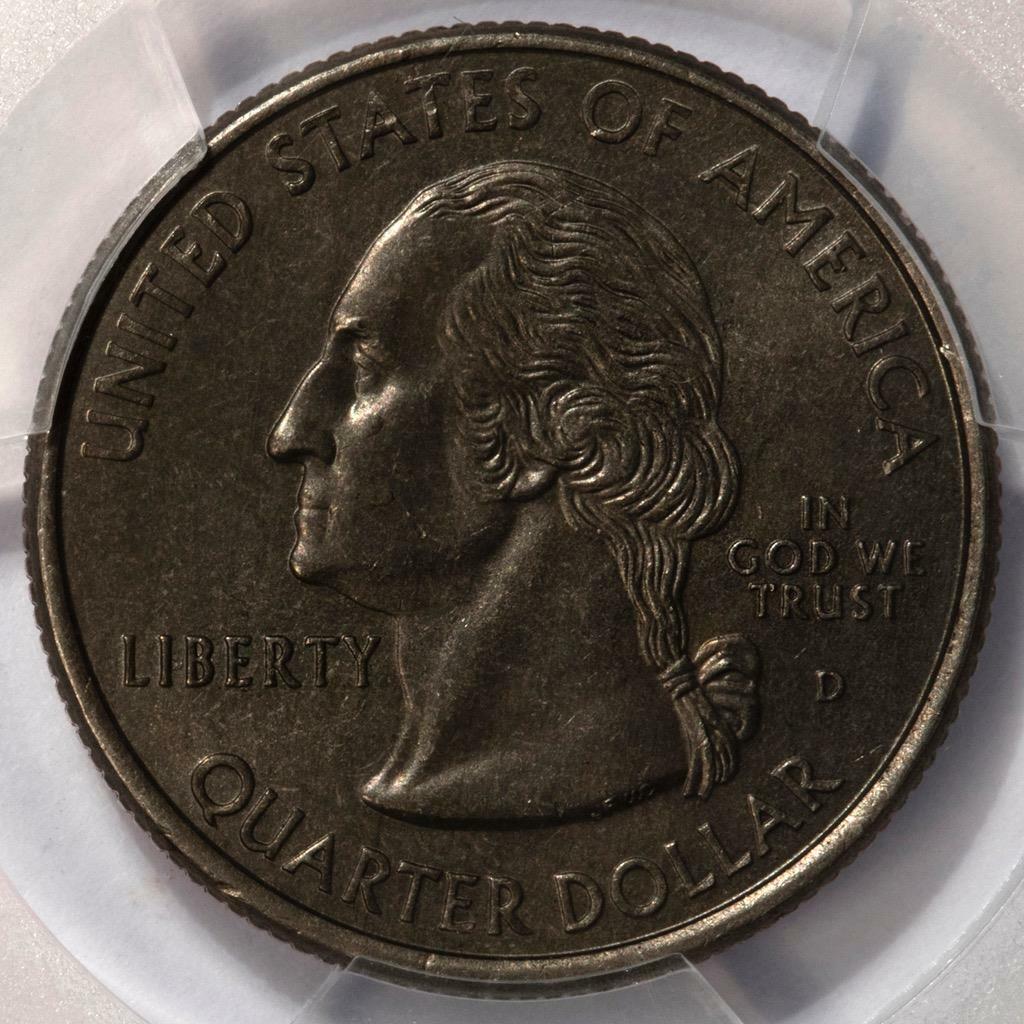 レアMs. Pioneer スエード 14 ネイティブウエスタンUSA 最終値下 1999 D PCGS MS64 Improperly Annealed Delaware Quarter Mint Error