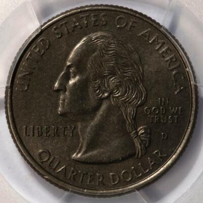 1999 D PCGS MS64 Improperly Annealed Delaware Quarter Mint Error