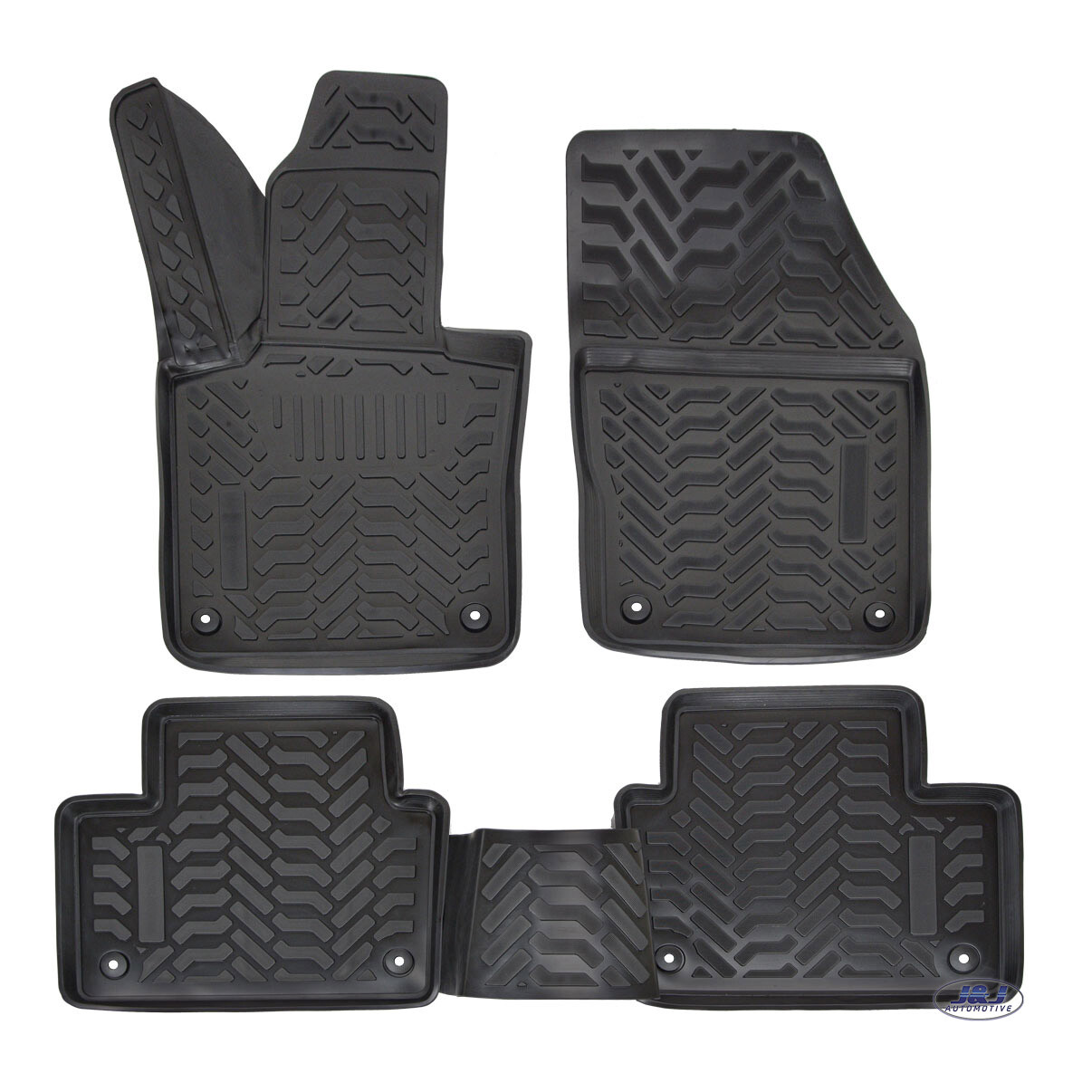 Tapis caoutchouc étanche Volvo V60 avec rebords 3D élevés