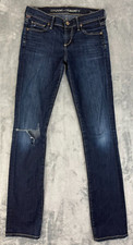 Citizens of Humanity Ava Jeans Womens 26 Low Rise Straight Distressed USA Made