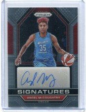 2023 Panini Prizm WNBA Signatures AUTO ANGEL MCCOUGHTRY #SG-AMC ATLANTA DREAM