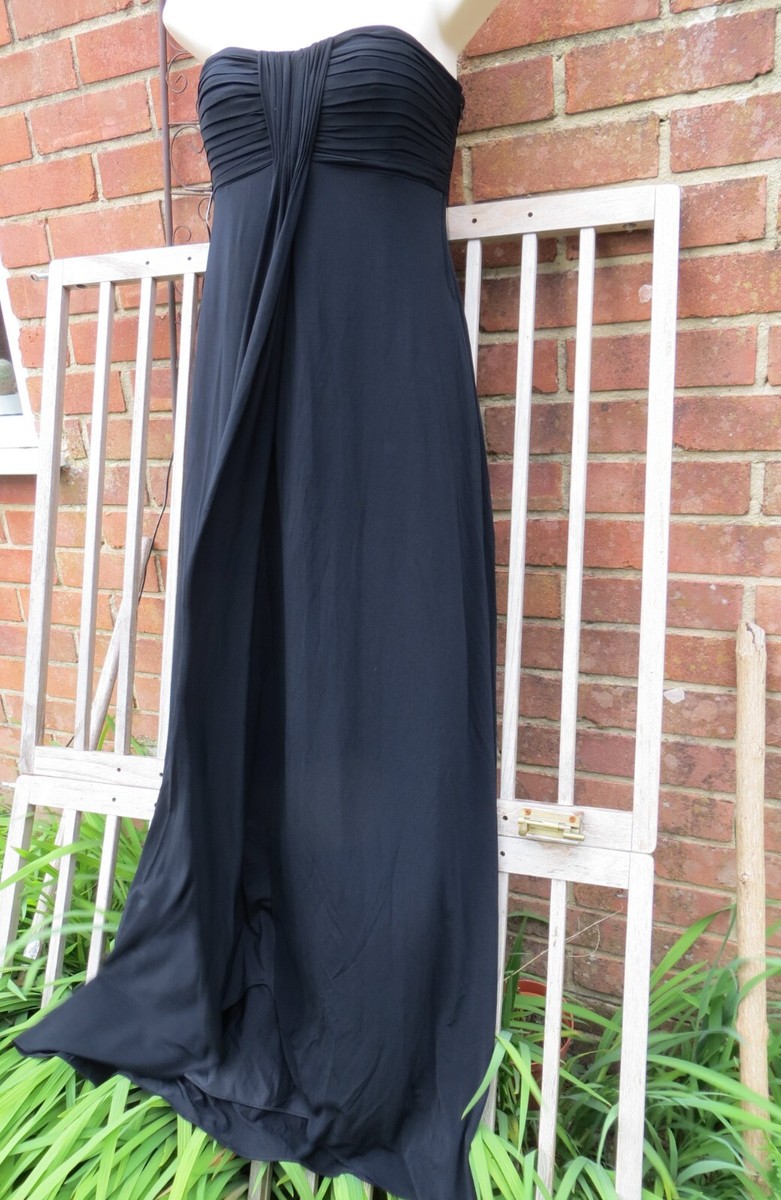 black dresses maxi Honey Dress - US 4 This maxi dress features Short Sleeve Crystal Bow Size:Us Size 20W prom dresses satin