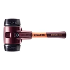 Halder 3002.082 Simplex Mallet with Black Rubber Inserts / Cast Iron Housing