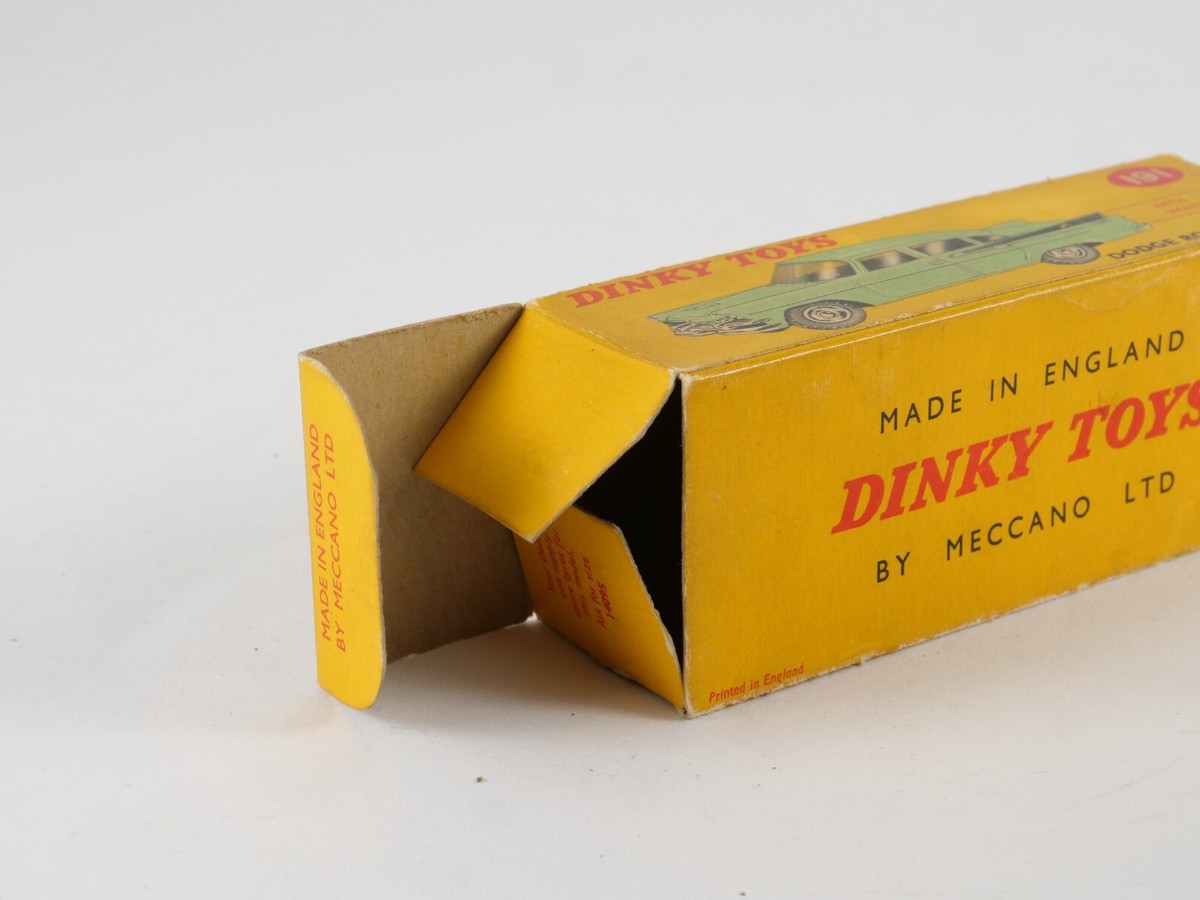 Dinky Toys GB No. 191 Dodge Royal Sedan never played in box