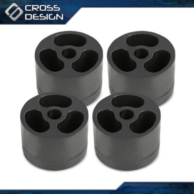 4PCS New Black Plastic 2'' Tall x 3'' Wide Body Lift Block High Quality Part 3296