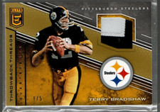 2017 Elite Throwback Threads Prime #4 Terry Bradshaw Jersey /5