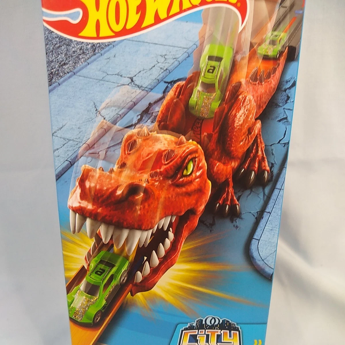 Hot Wheels City Dino Launcher By Mattel with Car Brand New