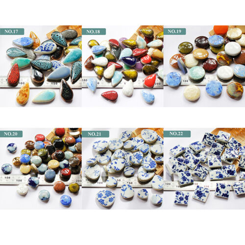 Toppa piastrelle mosaico ceramica 100 g sfondo ceramica artigianato fai da te decorazione accessorio - Foto 8 di 34