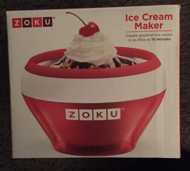 Zoku RED Ice Cream Maker, Instant Ice Cream Maker New!