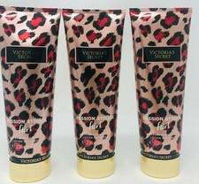 3 Victoria's Secret Nectarine  Amber Fragrance Lotion Passion Struck Flirt 8 fl