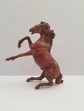 Hartland Rearing Fighting Mustang Stallion Horse Brown Cherry Grain Plastic