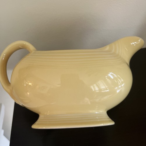 Vintage Fiestaware Sauciere Boot gelb Fiesta 1951-1969 - Bild 6 von 6