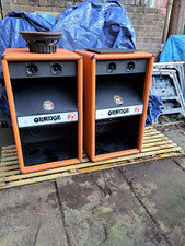 Orange Bouncer Bass Speakers