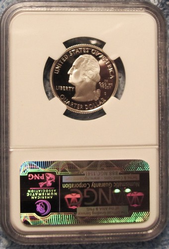 2008 S New Mexico Proof 70 Silver .25C NGC Proof 70 Ultra Cameo - Picture 3 of 7