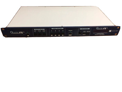 ANALOG WAY QFX402 QUATTRO-FX SCALER HD SEAMLESS SWITCHER AND LOGO INSERTER