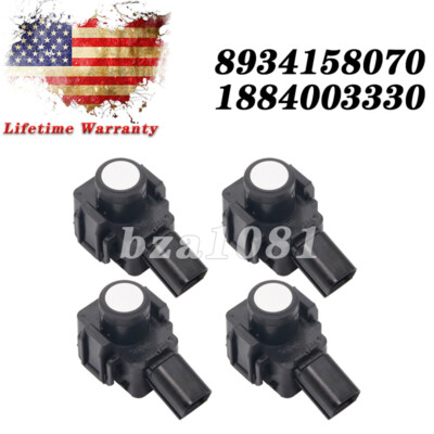 4X PDC Bumper Ultrasonic Parking Sensor for Toyota Prius Prime 89341 58070 C0 C3