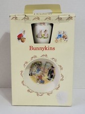 Vintage 1989 Royal Doulton Bunnykins Childrens 3 Pc. Set Bowl, Mug, Plate