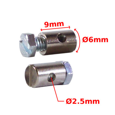 Lot De 5 Serre-câbles 6mm Et 9mm, Perçage 2.5mm, Pour Vélo, Moto Et Plus