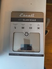 Escali Arti Glass Digital Kitchen Scale Model 15790 Black 15 lb New In Box 