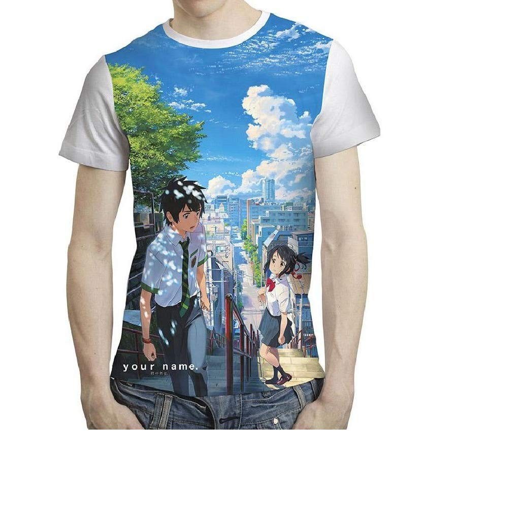 Футболка Dynit Mens Your Name-Incontro XL White (Белая с белым)