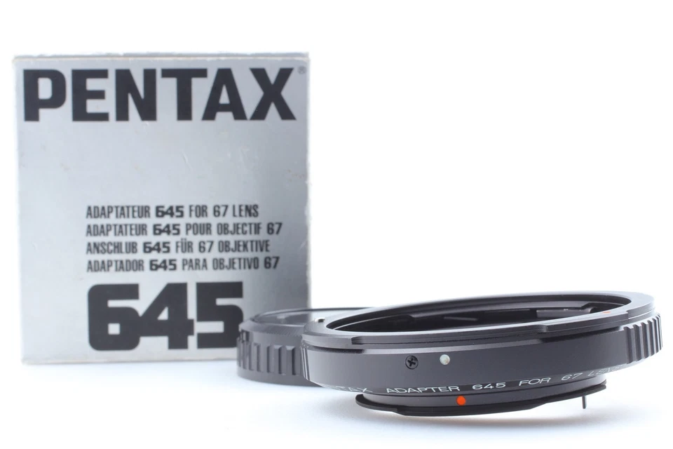[Unused in Box] Pentax Mount Adapter 645 for 67 6x7 Lens Medium Format JAPAN - Image 2 of 4