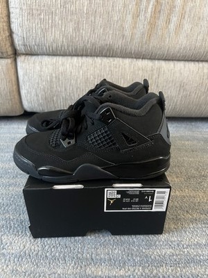 Air Jordan Retro 4 OG Black Cat Size 1Y PS New IB4388-010