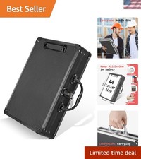 Key Lock Clipboard Storage Box, Heavy Duty Clipboard with Storage, Metal Lock...