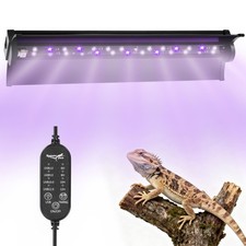 UVB Light for Reptiles, 10W HO LED UVB Reptile Light Fixture UVA UVB Lamp Bul...