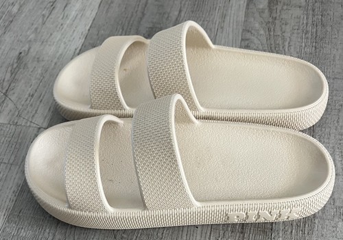 Victoria's Secret PINK Cloud Slides Damen Medium elfenbeinfarbene Sandalen  - Bild 1 von 5