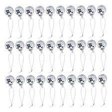 30 Pack Disco Balls in with Hanging Mirror, 6959