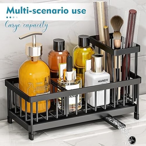Sponge Holder for Kitchen Sink,Kitchen Sink Organizer Countertop Rustpr - Picture 4 of 4