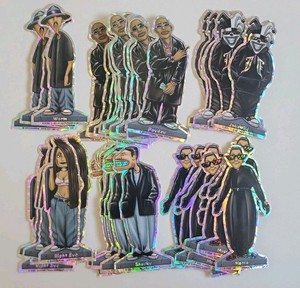 2002 HOMIES DIE-CUT PRISM VENDING MACHINE STICKERS Lot Of 47