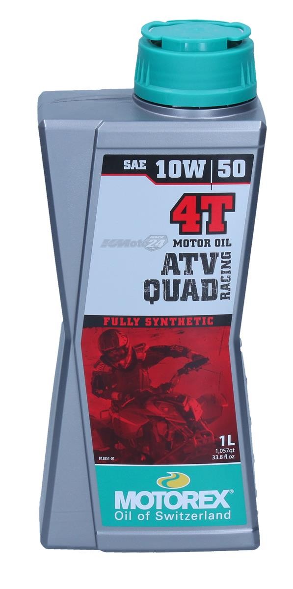 Motorex ATV Quad Racing 4T 10W50 Fully Synthetic Four-Stroke Engine Oil 1 Liter