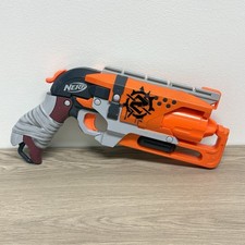 NERF Zombie Strike Hammershot Blaster Toy Pistol Gun No Darts