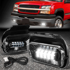 For 03-07 Chevy Silverado Avalanche Led Projector Fog Light Lampsswitch Clear For 03-07 Chevy Silverado Avalanche Led Projector Fog Light Lampsswitch Clear