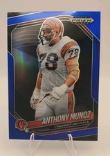 Anthony Munoz 2025 Prizm Black Blue /199 Bengals 